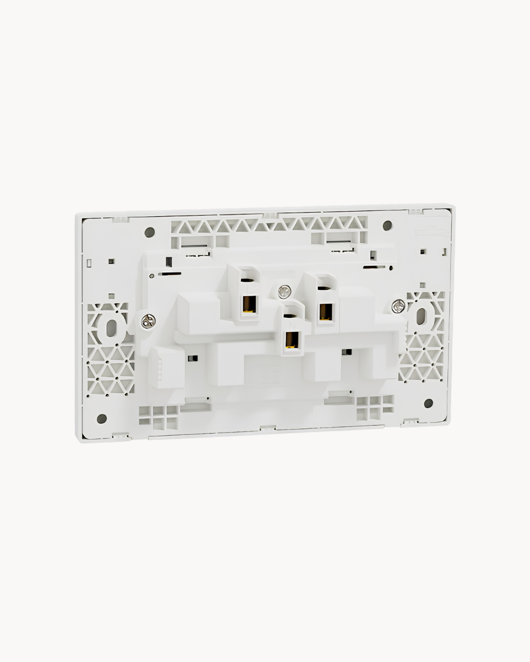 Vivace E 13 Amp Duplex Switched Socket – Schneider Electric Vivace E socket, catalogue number KBNT25_WE_G11, White – 13 A rated, duplex (double outlet). Genuine Schneider Electric product supplied by HYDZ Traders, Pakistan.