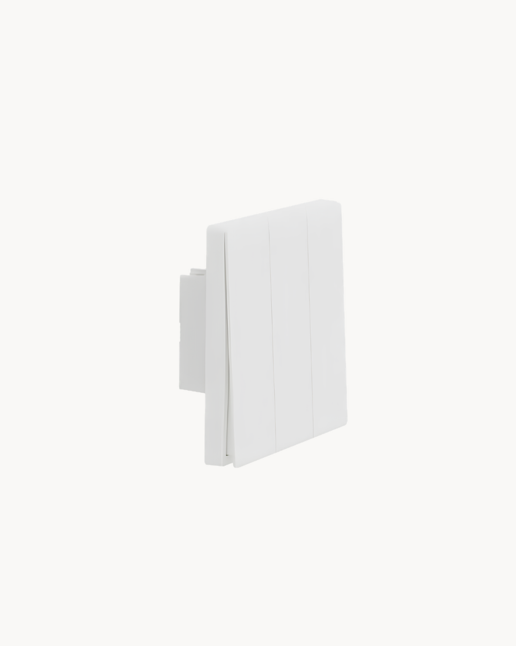 Vivace E 16AX 3 Gang 2 Way Switch and Vivace E 16AX 3 Gang 1 Way Switch – Schneider Electric Vivace E, catalogue numbers KBN3316_2_WE and KBN3316_1_WE, White. Supplied by HYDZ Traders, authorised Schneider Electric channel partner in Pakistan. Photo 2 of 3.