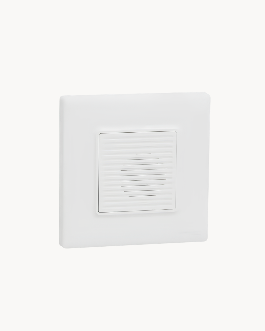 Vivace E Door Chime – Schneider Electric Vivace E door chime, catalogue number KBN31DC_WE, White. Suitable for hotels and offices.