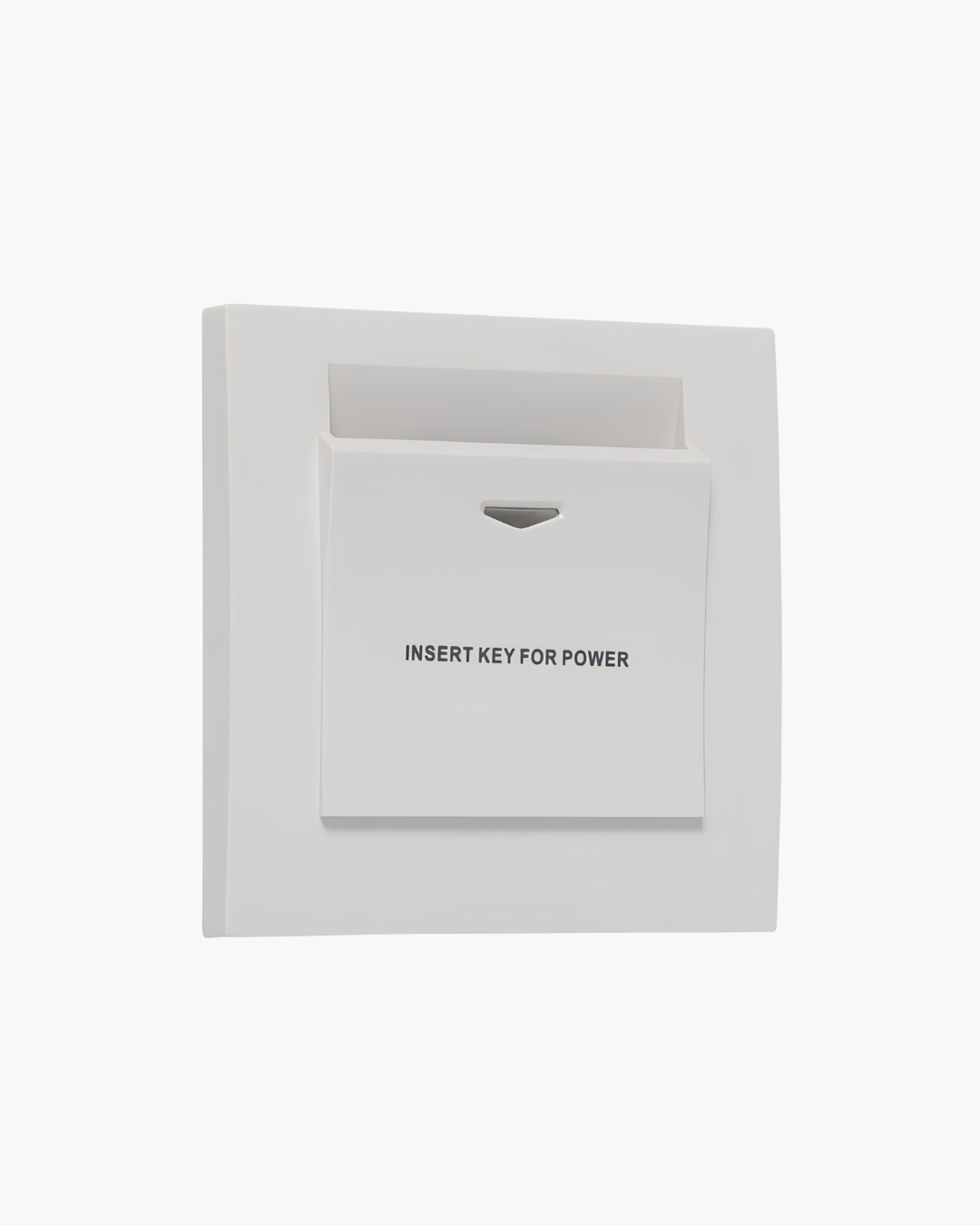 Vivace E Keycard Switch – Schneider Electric Vivace E keycard switch, catalogue number KBN31EKT_WE, White – hotel room control. Suitable for hotels and offices.