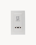Vivace E Universal Shaver Socket – Schneider Electric Vivace E shaver socket, catalogue number KBT727V_WE, White – multi-plug compatible. Suitable for homes, offices and commercial buildings.