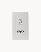 Vivace E Universal Shaver Socket – Schneider Electric Vivace E shaver socket, catalogue number KBT727V_WE, White – multi-plug compatible. Suitable for homes, offices and commercial buildings.