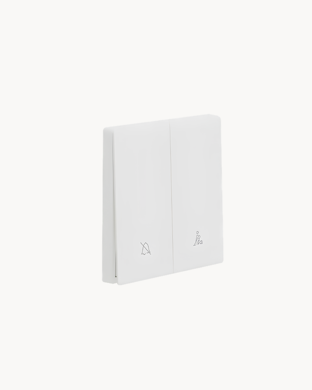 Vivace E 2 Gang Hotel Switch, DND and PCU – Schneider Electric Vivace E hotel switch, catalogue number KBN32DMS_WE, White – 2-gang, hotel room control. Genuine Schneider Electric product supplied by HYDZ Traders, Pakistan.