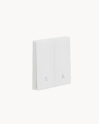 Vivace E 2 Gang Hotel Switch, DND and PCU – Schneider Electric Vivace E hotel switch, catalogue number KBN32DMS_WE, White – 2-gang, hotel room control. Genuine Schneider Electric product supplied by HYDZ Traders, Pakistan.