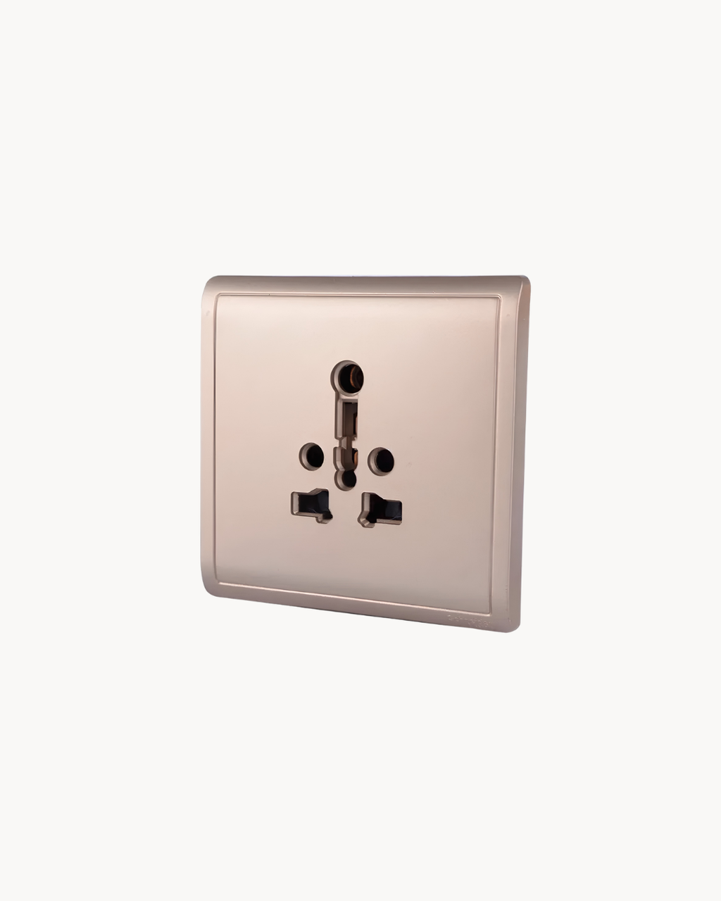 Pieno 16 Amp International Socket – Schneider Electric Pieno socket, catalogue number E82426-16IS, Wine Gold finish – 16 A rated, multi-plug compatible. Genuine Schneider Electric product supplied by HYDZ Traders, Pakistan.