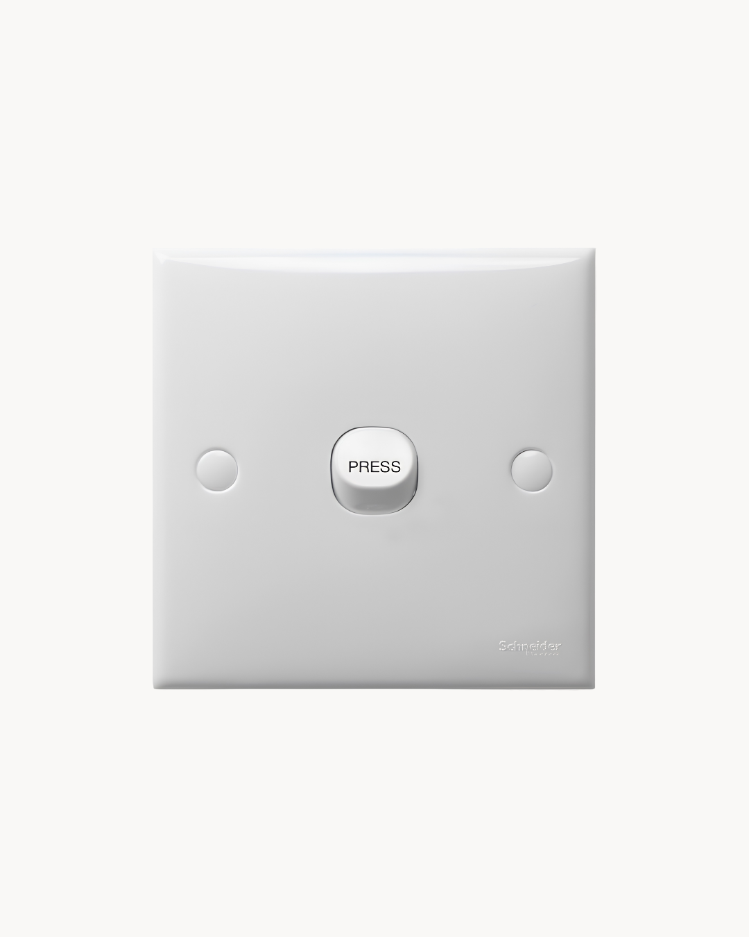 S-Classic Weatherproof Bell Press, IP54 – Schneider Electric S-Classic bell press, catalogue number E31BPR/WP, White – IP54, weatherproof. Genuine Schneider Electric product supplied by HYDZ Traders, Pakistan.