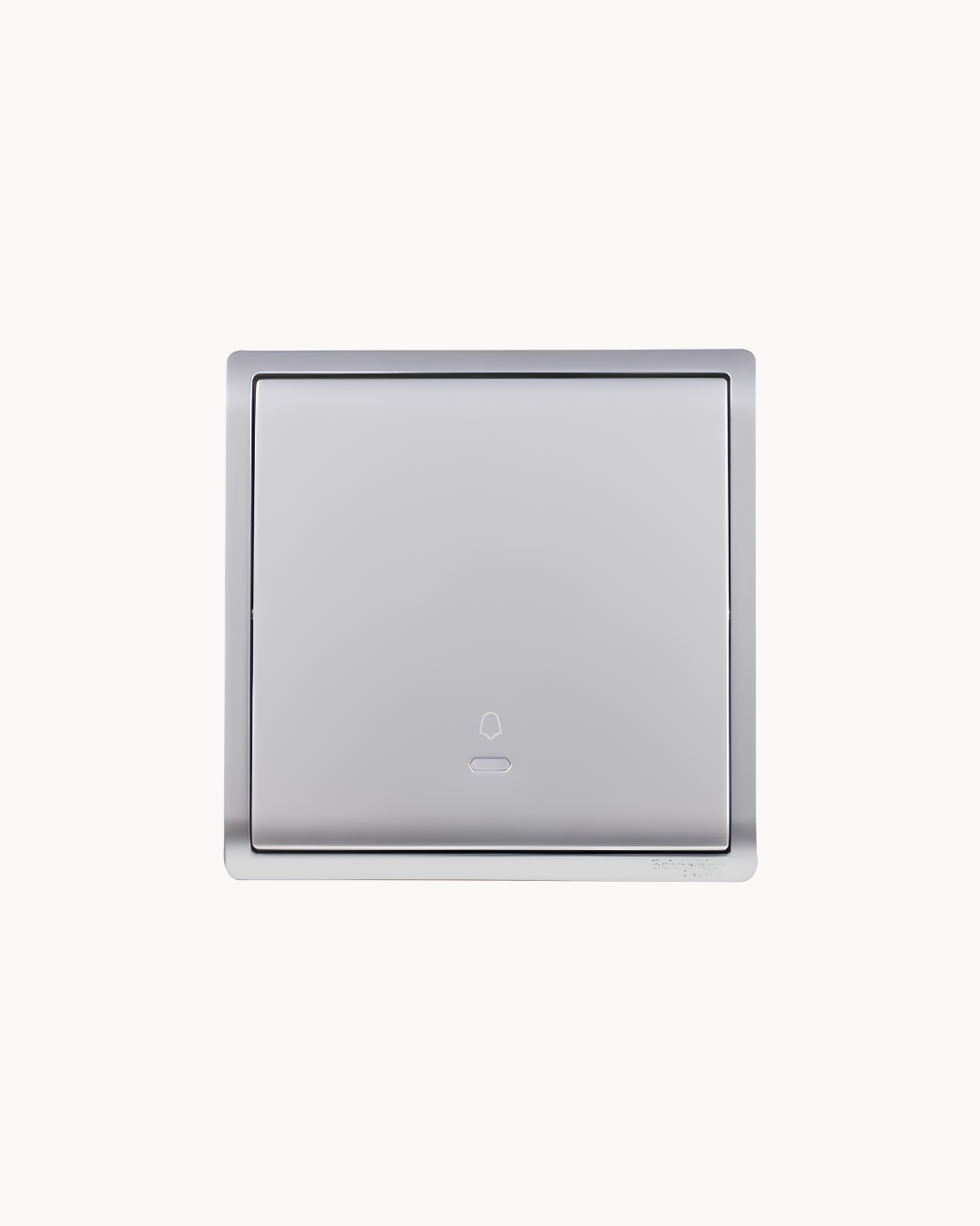 Pieno Bell Press – Schneider Electric Pieno bell press, catalogue number E8231BPL1, Aluminium Silver finish. 1-year warranty. Authorised Schneider Electric channel partner HYDZ Traders.