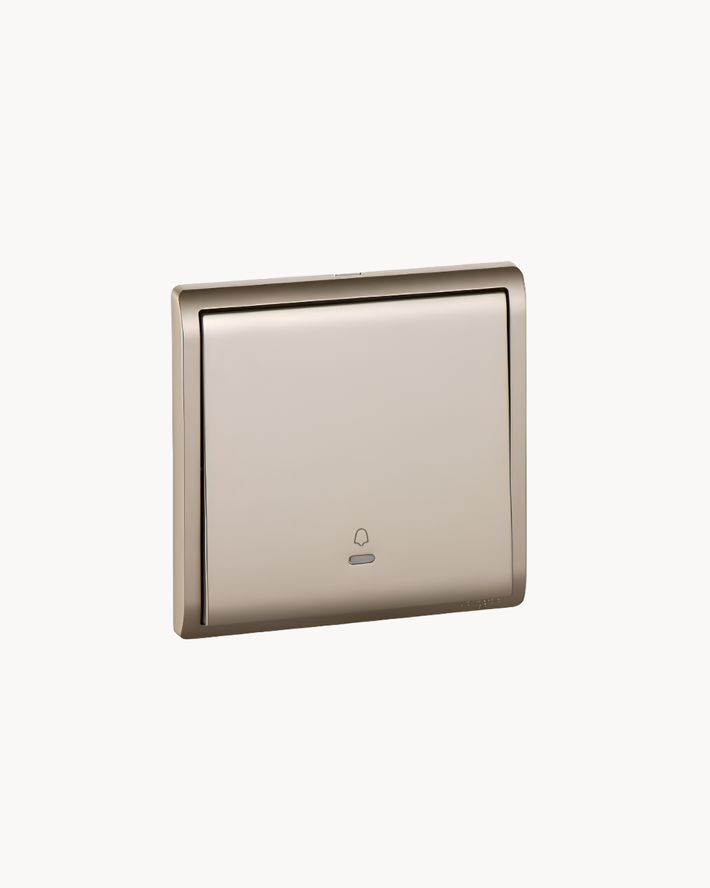 Pieno Bell Press – Schneider Electric Pieno bell press, catalogue number E8231BPL1, Wine Gold finish. Genuine Schneider Electric product supplied by HYDZ Traders, Pakistan.