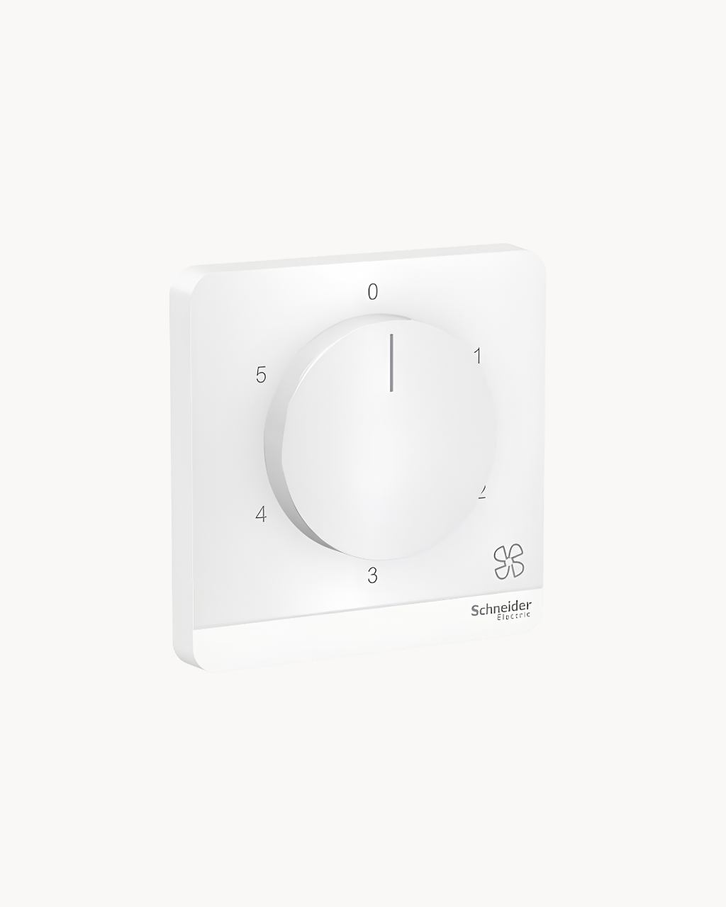 Avatar On 5 Speed Fan Controller – Schneider Electric Avatar On fan controller, catalogue number E8330XSFR_100, White finish. Suitable for homes, offices and commercial buildings.