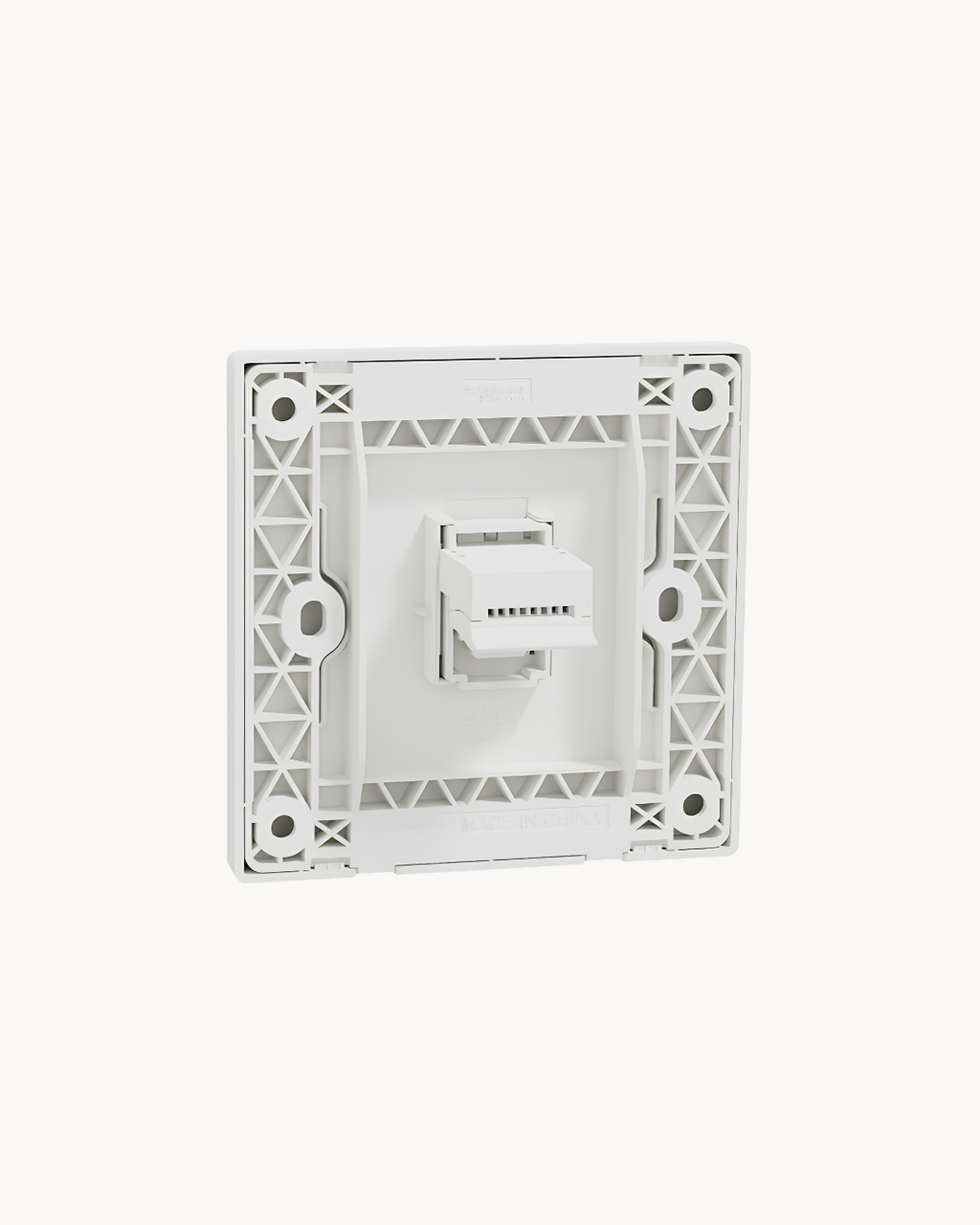 Vivace E 1 Gang Shuttered Telephone Outlet – Schneider Electric Vivace E telephone outlet, catalogue number KBN31RJ4_WE, White – 1-gang, shuttered ports. Genuine Schneider Electric product supplied by HYDZ Traders, Pakistan.