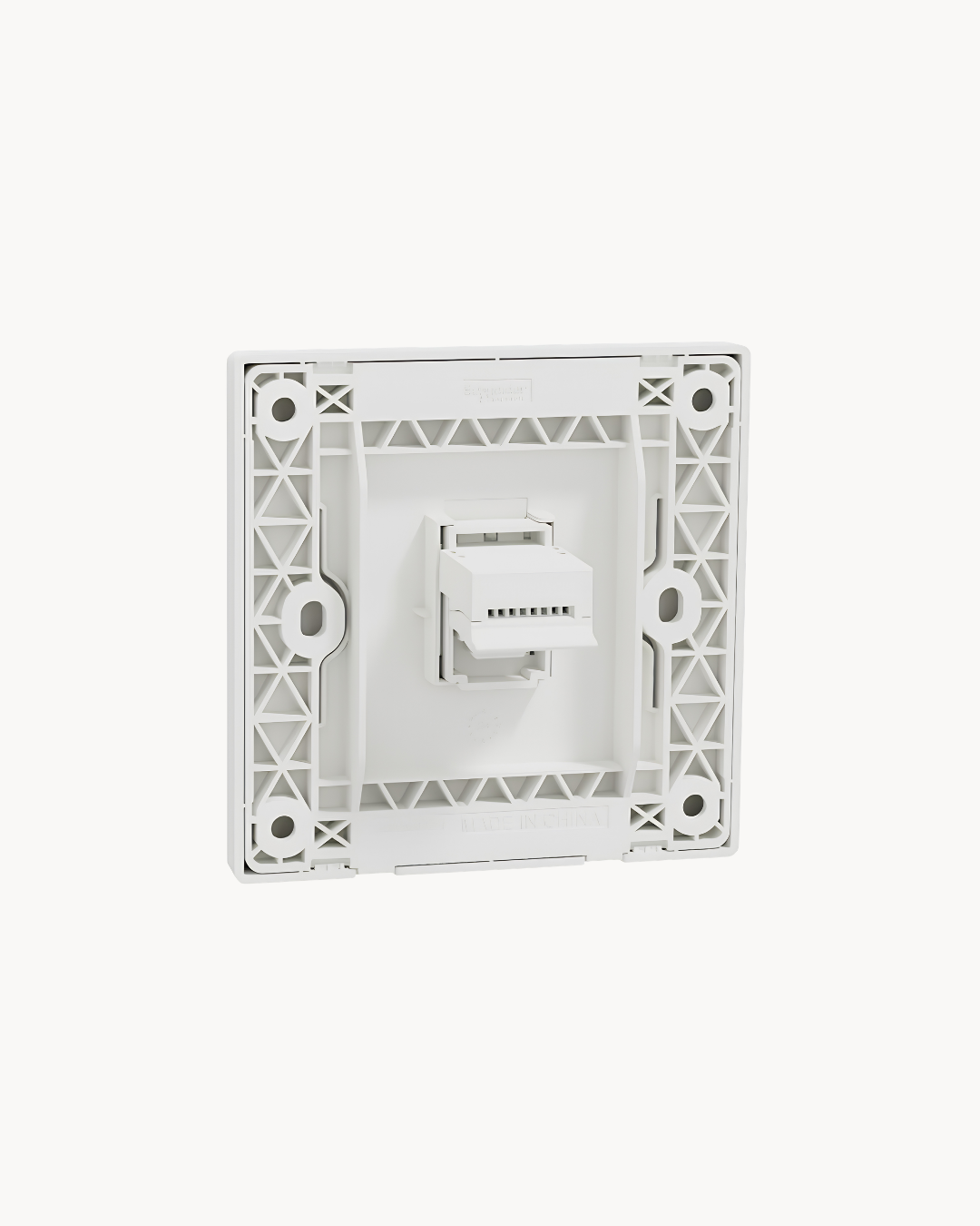 Vivace E 1 Gang Shuttered Telephone Outlet – Schneider Electric Vivace E telephone outlet, catalogue number KBN31RJ4_WE, White – 1-gang, shuttered ports. Genuine Schneider Electric product supplied by HYDZ Traders, Pakistan.