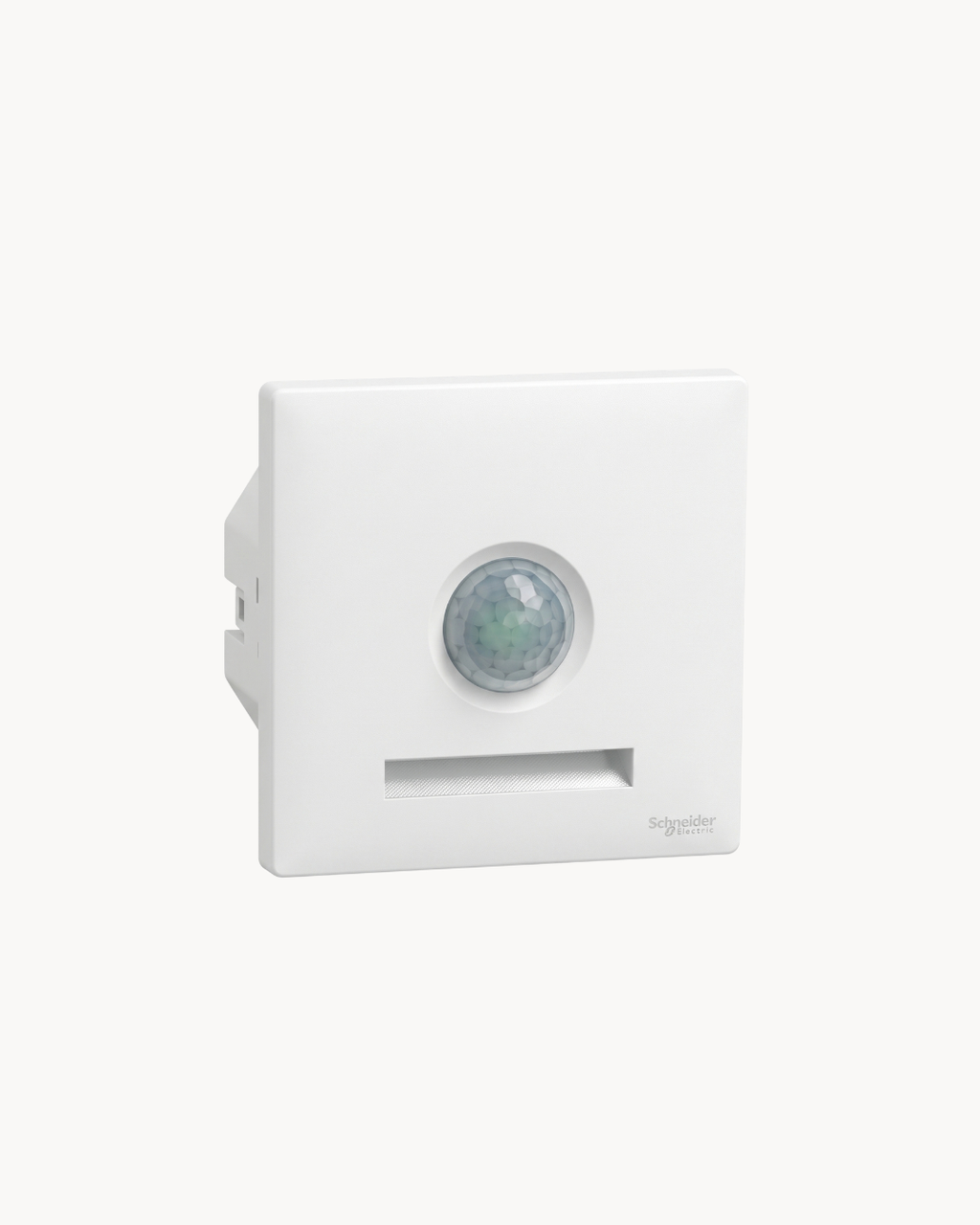 Vivace E Night Foot Light With PIR Sensor – Schneider Electric Vivace E night light, catalogue number KBNPFLIR_WE, White – PIR motion sensor. Suitable for hotels and offices.